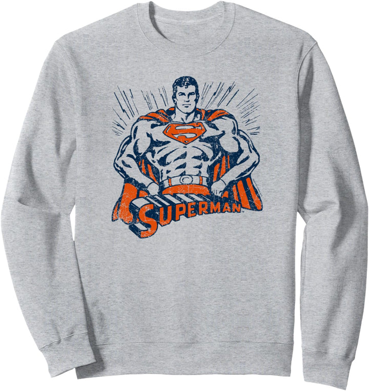 Superman Vintage Stance Sweatshirt