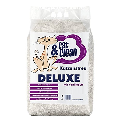 Cat & Clean Katzenstreu Der Extraklasse Klumpendes Einstreu Extrem Saugfähig Naturprodukt Aus Benton
