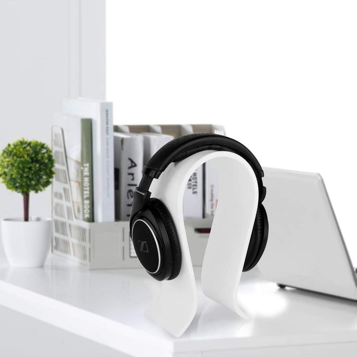 GEEKRIA Acryl Omega Kopfhörerständer, Wh-1000xm4/Wh-1000xm3 Ständer, Schreibtisch Display Aufhänger,