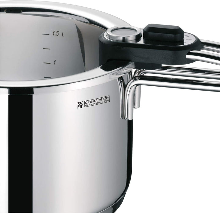WMF Simmertopf mit Temperaturanzeige 1,5l, Milchtopf Induktion, Wasserbadkocher herausnehmbaren Eins