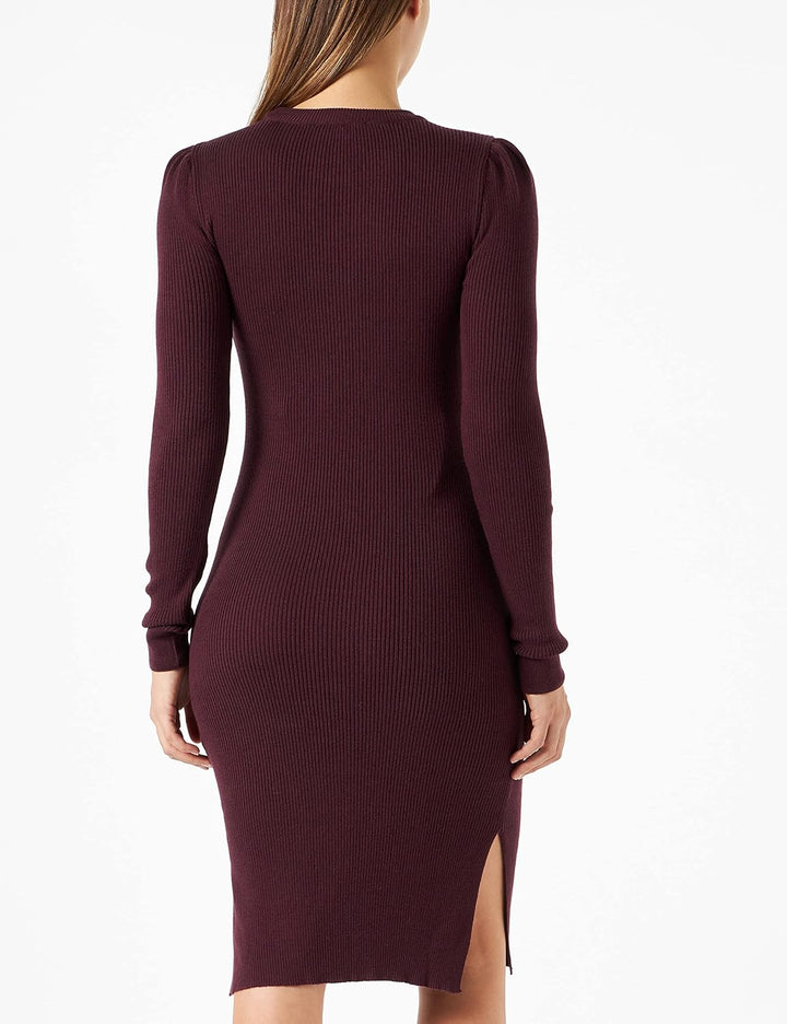 Noppies Damen Dress Piggott Long Sleeve Kleid 40 Wine Tasting - P983, 40 Wine Tasting - P983