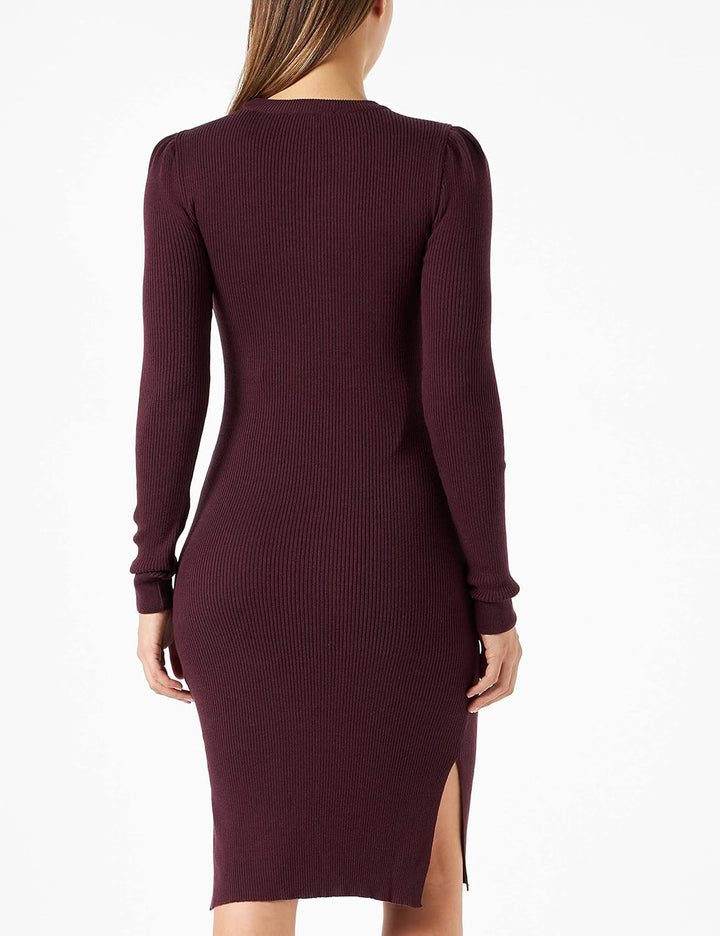 Noppies Damen Dress Piggott Long Sleeve Kleid, Wine Tasting - P983, 42 EU