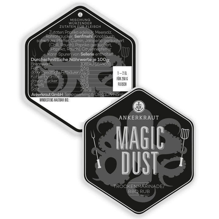 Ankerkraut Magic Dust, Marinade für Fleisch, Gewürzmischung, Allrounder Gewürz, 700 g im XXL-Streuer