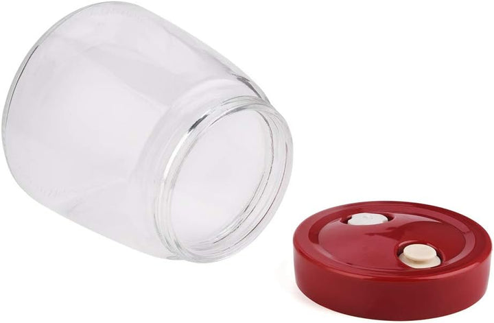 Pickling Kimchi Gärglas mit Airlock-Gärglas mit Luftauslassventil (1,4 l)