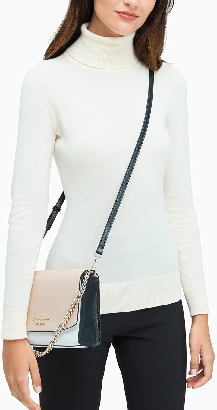 Kate Spade New York Damen Carson Umhängetasche, Warmes Beige, Mehrfarbig