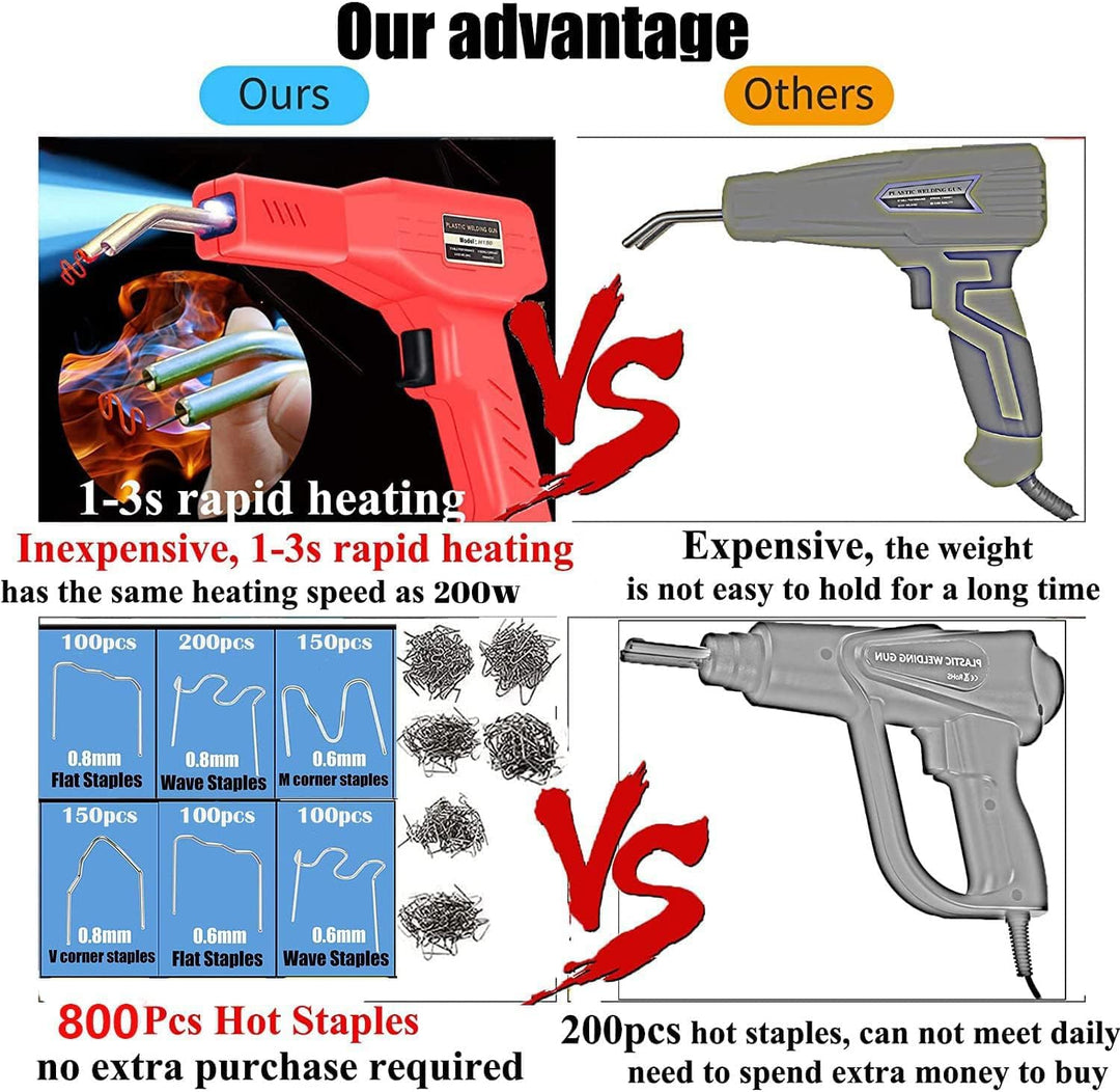 kunststoff Schweissen Maschine Auto Stossstange Reparatur Set 50W Auto-Stossdämpferreparaturmaschin,