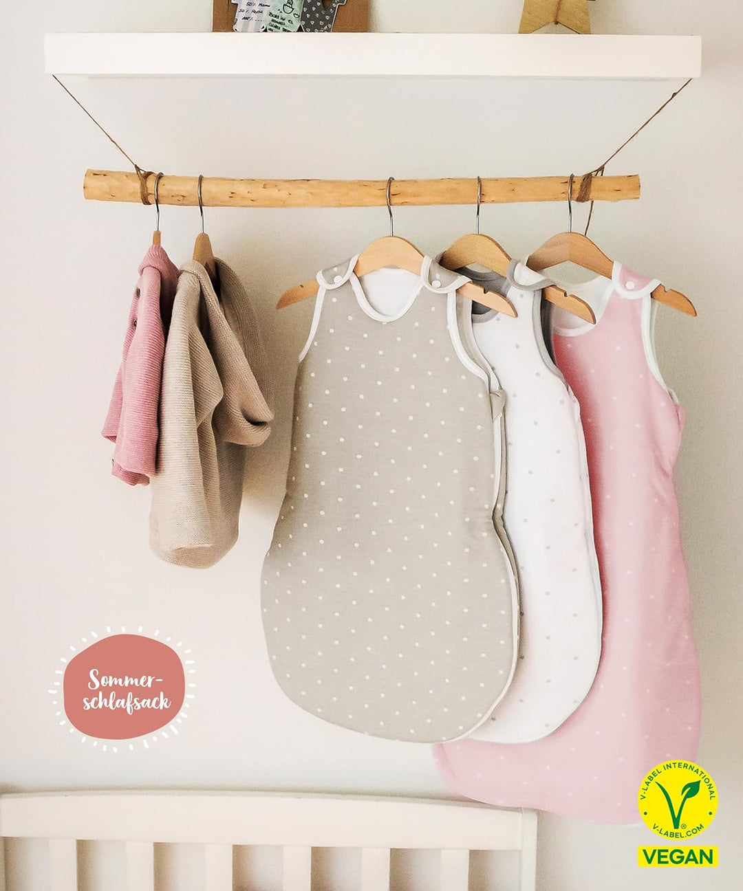 Ehrenkind® Baby Sommerschlafsack Rund | Bio-Baumwolle | OEKO-TEX® Sommer Schlafsack Baby verschieden