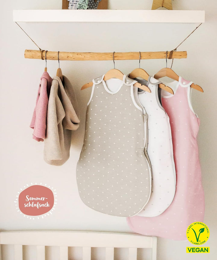 Ehrenkind® Baby Sommerschlafsack Rund | Bio-Baumwolle | OEKO-TEX® Sommer Schlafsack Baby verschieden