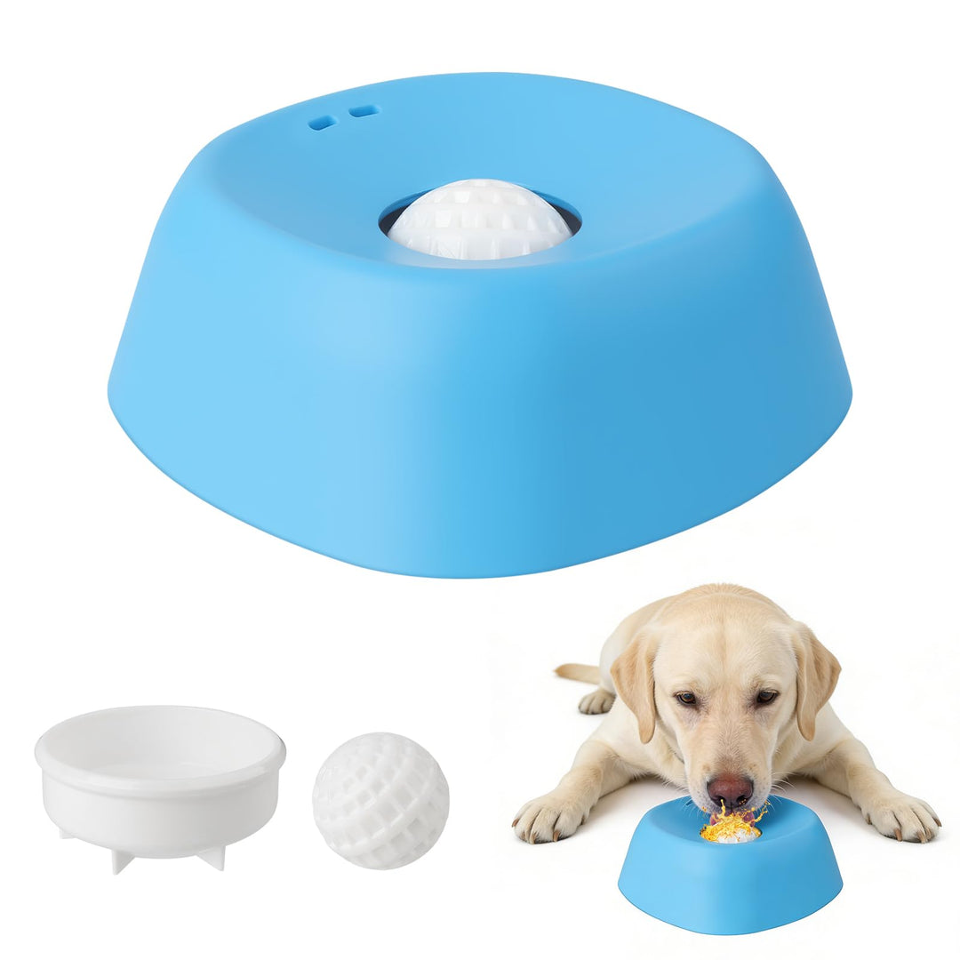 Dfydghb Schleckball Hunde, Beissfester Gummi Lick Bowl für Hunde Hundelickspielzeug, Nonrutsch Leckb