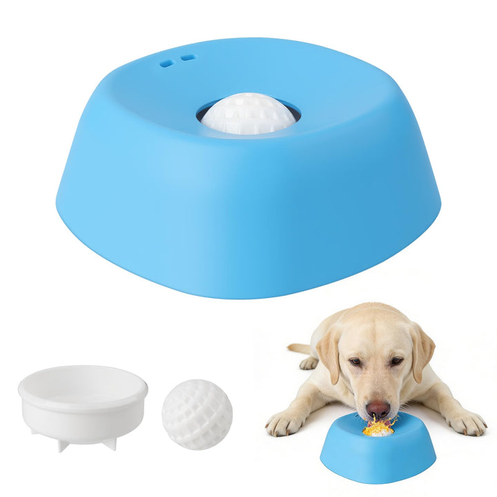 Dfydghb Schleckball Hunde, Beissfester Gummi Lick Bowl für Hunde Hundelickspielzeug, Nonrutsch Leckb