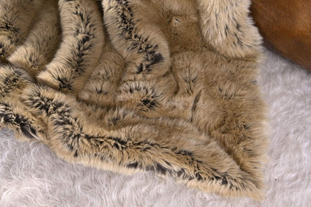 Wohnen & Accessoires GmbH & Co. KG Felldecke, Webpelzdecke Zobel Caramel 260x300 Felldecke 260x300cm