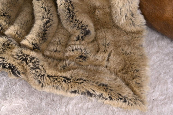 Wohnen & Accessoires GmbH & Co. KG Felldecke, Webpelzdecke Zobel Caramel 260x300 Felldecke 260x300cm