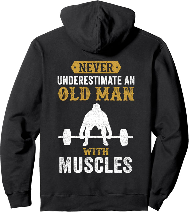 Lustiger Spruch Gewichtheber Geschenk Bodybuilder Pullover Hoodie