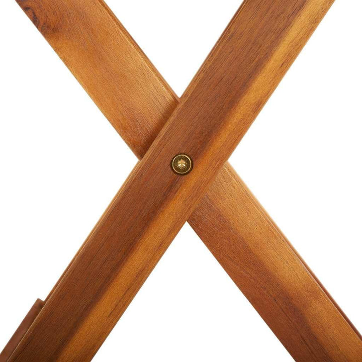 vidaXL Akazienholz Massiv Gartentisch Klappbar Bistrotisch Klapptisch Holztisch Garten Tisch Esstisc