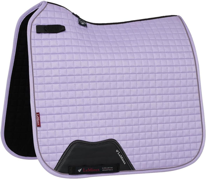 LeMieux Prosport Dressurquadrat aus Wildleder Dressur-Sattelpolster L blau, L blau