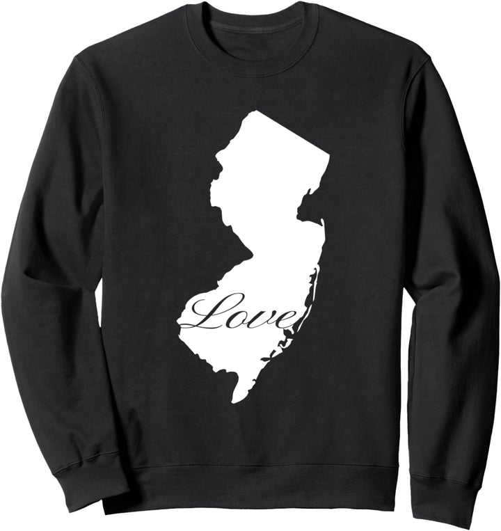 New Jersey Cursive Love State Pride Sweatshirt