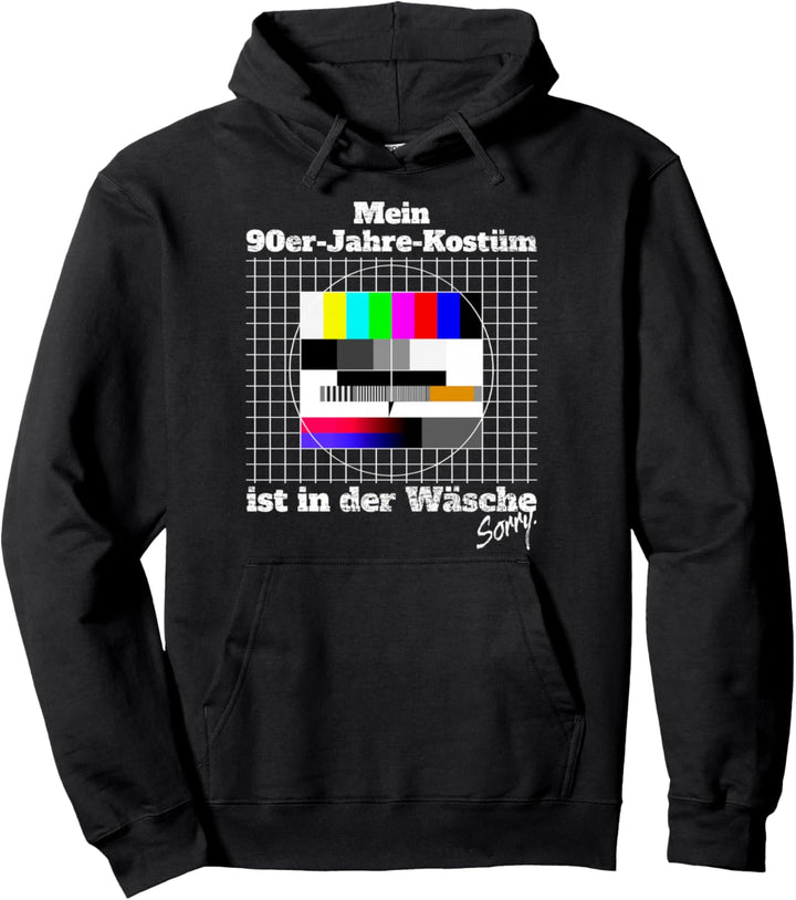 Testbild 90er Jahre Kostüm Ist In Der Wäsche Retro Outfit Pullover Hoodie