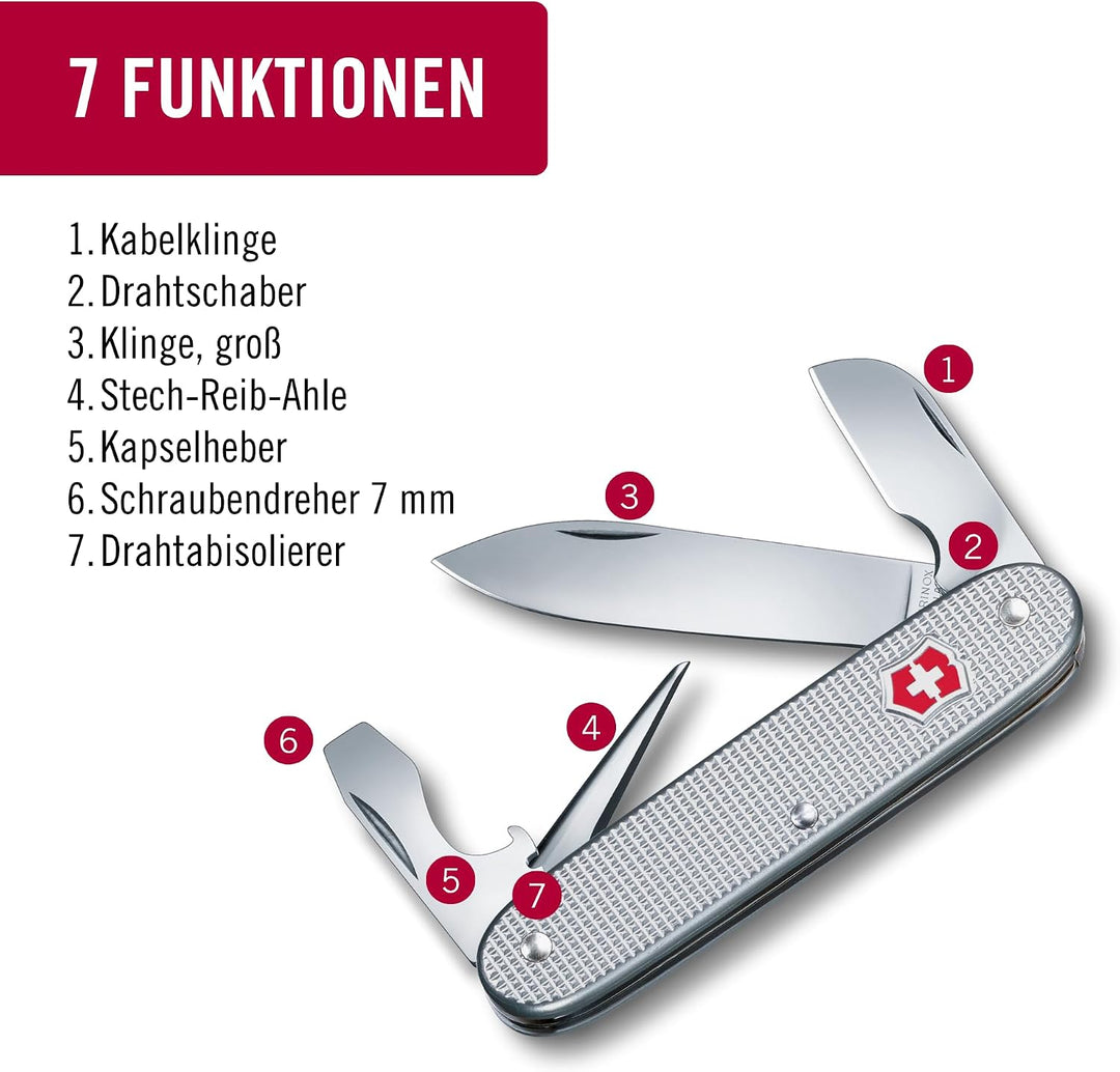 Victorinox, Schweizer Taschenmesser, Electrician, Multitool, Funktionen, Klinge, gross, Drahtschaber
