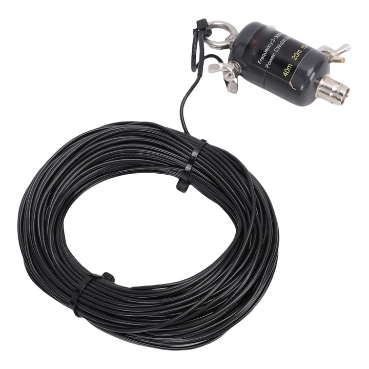 Fafeicy 3 Bis 30 MHz Kurzwellenantenne, Tragbare QRP-End-Fed-Halbwellenantenne mit Abstimmgerät für