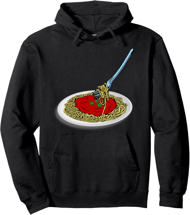 Spaghetti Nudeln Pullover Hoodie
