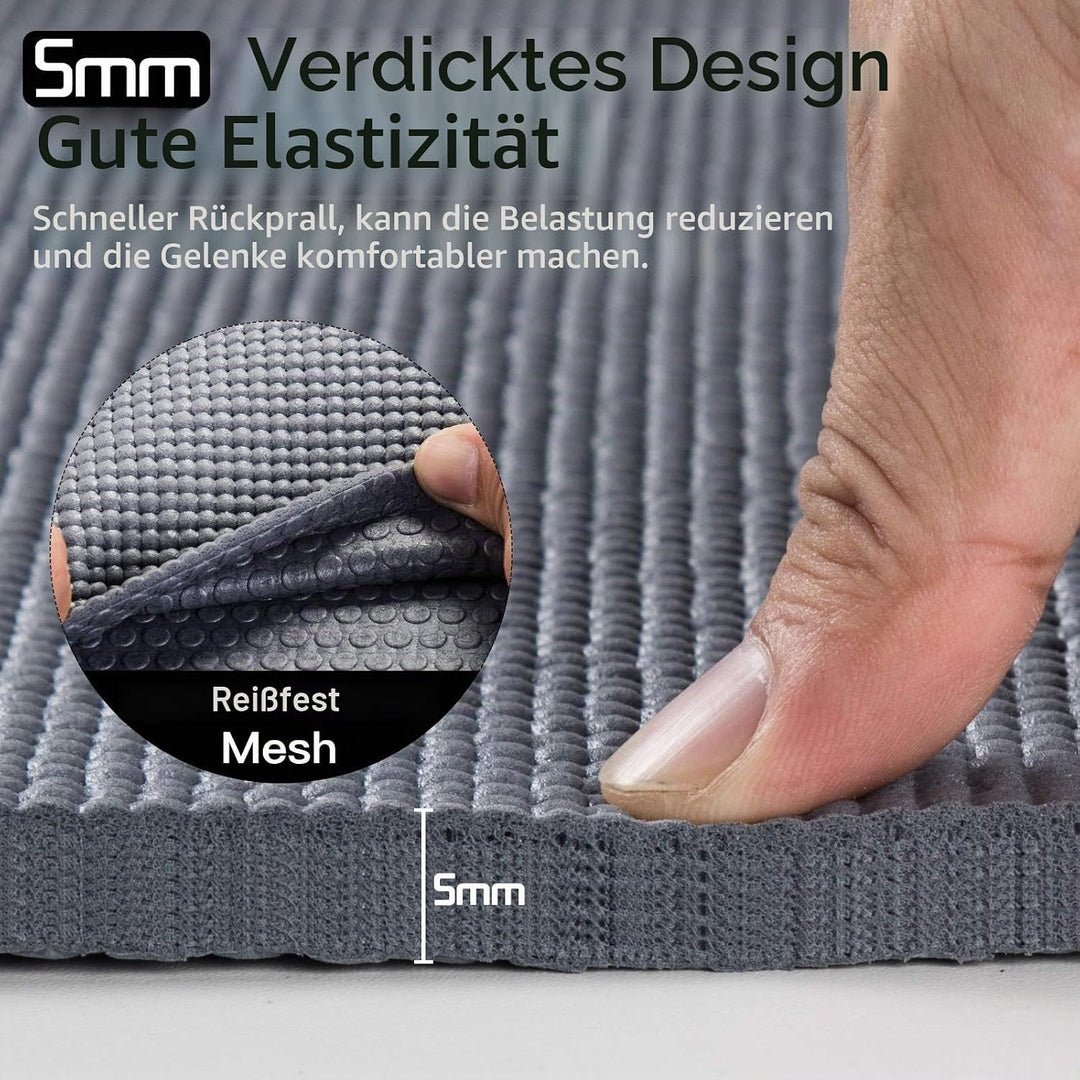 Avoalre Yogamatte rutschfest,173 X 61CM Tragbare Trainingsmatte 5MM,reise Yogamatte faltbar Gymnasti