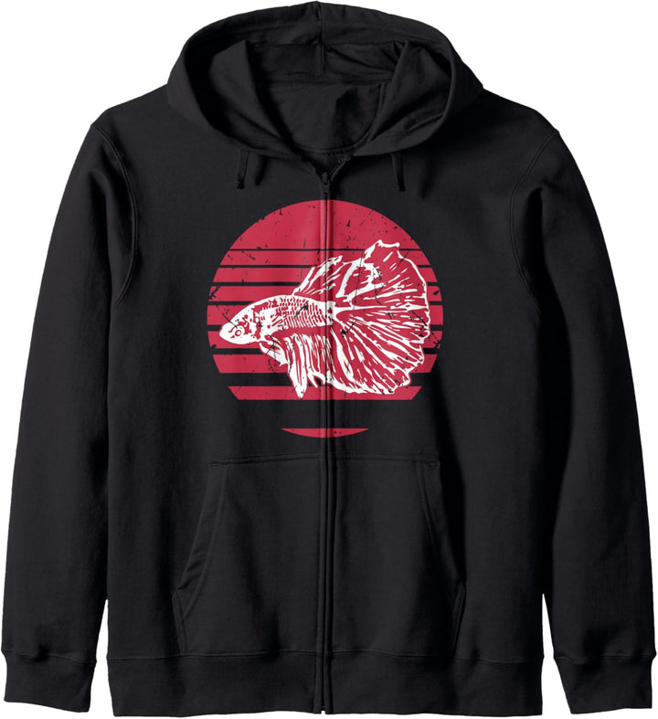 Betta Splendens I Siamesischer Kampffisch Geschenk Kapuzenjacke