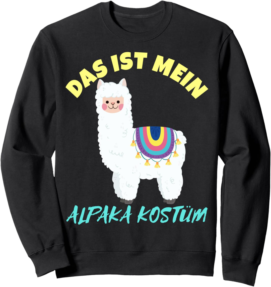 Das ist Mein Alpaka Kostüm Halloween Geschenk Herren & Damen Sweatshirt