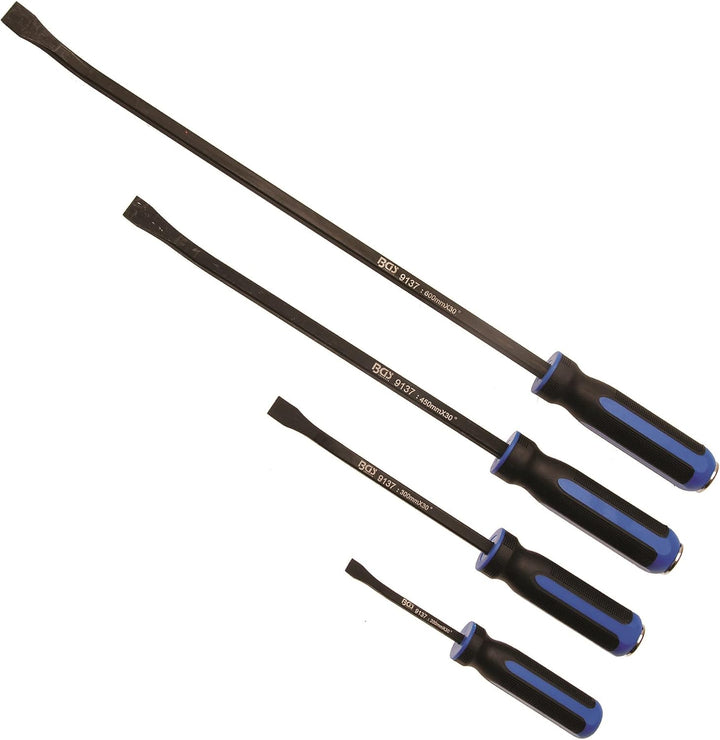 BGS 9137 | Stemmhebel-Satz | 4-tlg.| mit Kunststoff-Softgriff | ergonomisch | Hebeleisen Satz | 4-tl