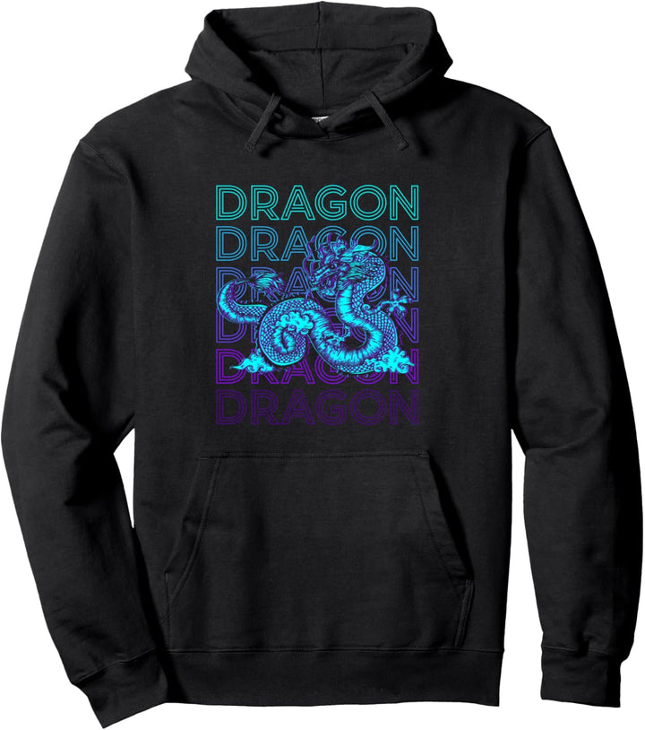 Drache Pullover Hoodie