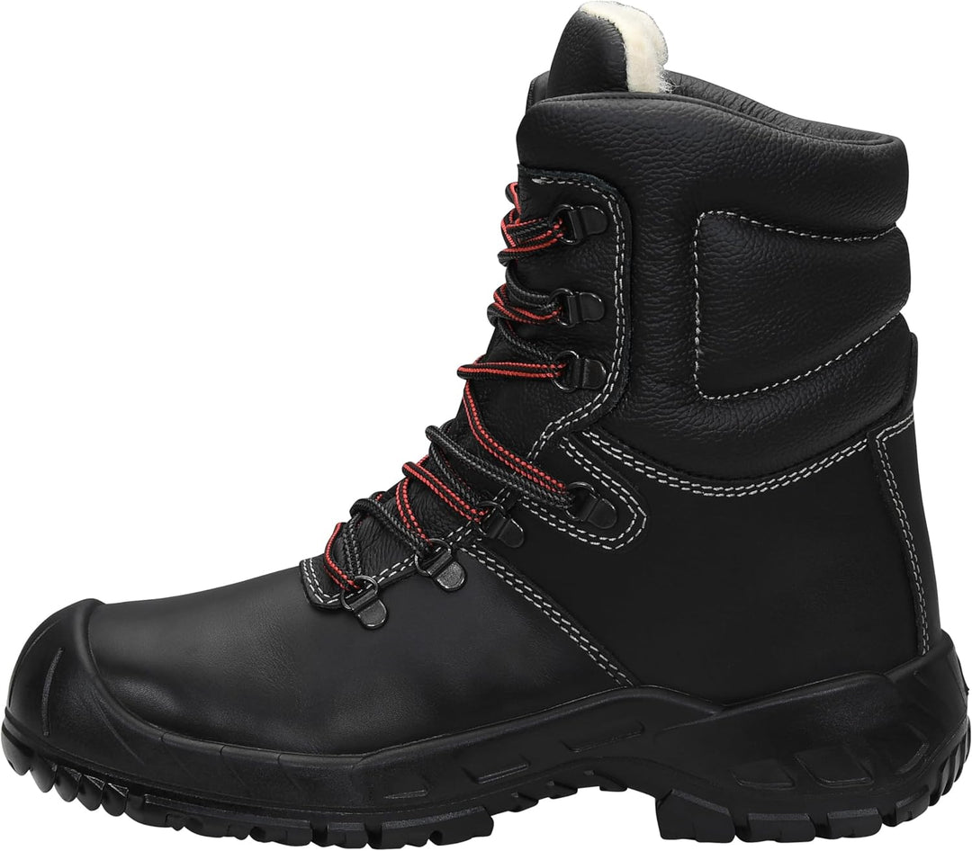 ELTEN Sicherheitsschuhe, Winter RENZO Winter S3 CI, Herren, Leder, Stahlkappe, leicht, robust, Schwa
