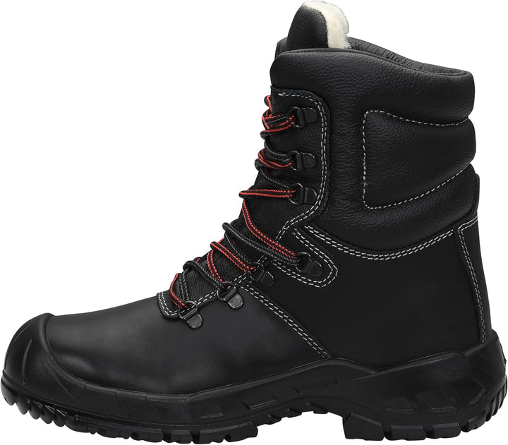 ELTEN Sicherheitsschuhe, Winter RENZO Winter S3 CI, Herren, Leder, Stahlkappe, leicht, robust, Schwa