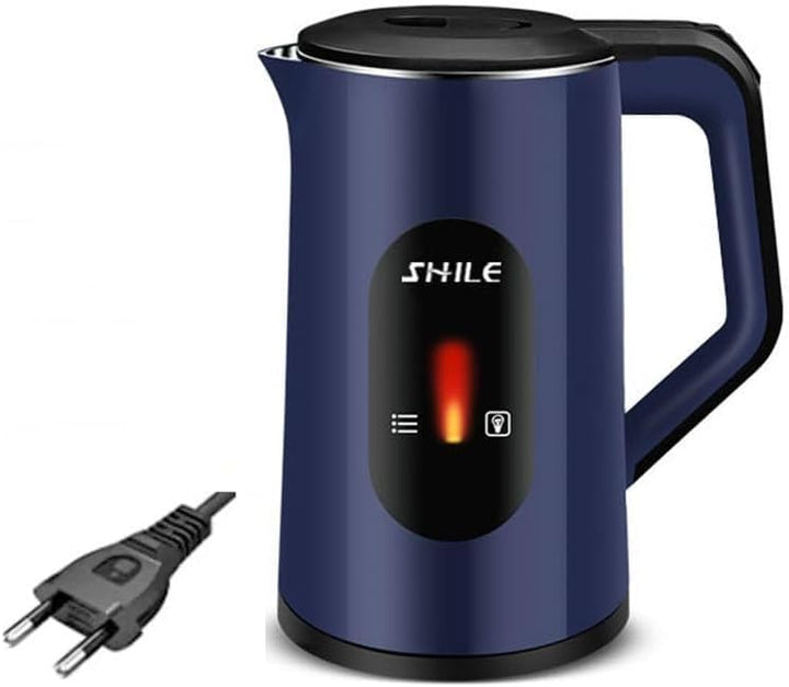 Wasserkocher 3 L, Edelstahl Elektrische Digitale Anzeige Grosse Teekocher 1500 W, Digitalanzeige Ket
