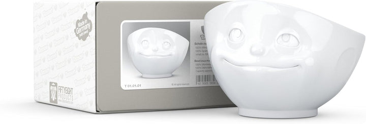 Fiftyeight 2er Schalen-Set VERKNALLT & LECKER / weiss