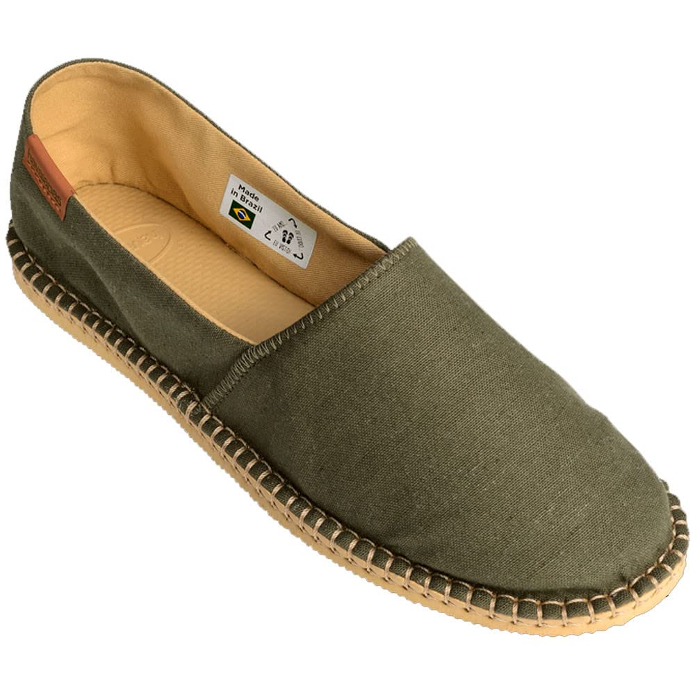 Havaianas Unisex Origine Iv Espadrille-Sandale mit Keilabsatz 35 EU Grüne Olive, 35 EU Grüne Olive