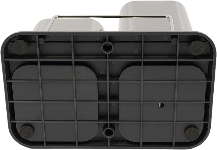 Messerhalter Edelstahl 430 Doppeleimer ABS PP Rostfrei Entlüftungslöcher Anti-Rutsch Für Küchenorgan