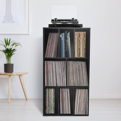 LP Vinyl Aufbewahrungsschrank - Flachschrank - LP Vinyl Lagerregal - Plattenregal - Bücherregal - 8