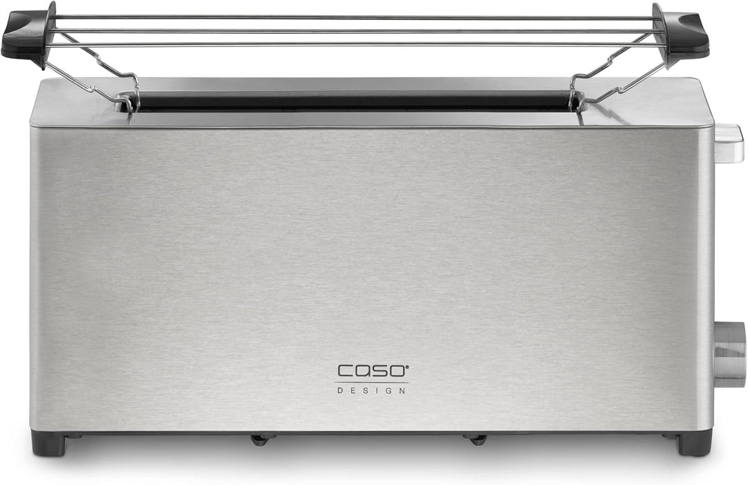 CASO Classico T 2 - Design Toaster, Edelstahlgehäuse, Optimale Röstgradeinstellung auf 5 Stufen, Ink