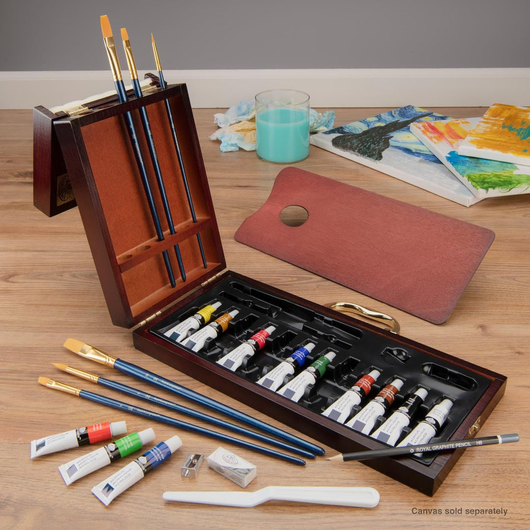 Royal Langnickel & Langnickel RSET-ACR2020 - Artist Premier Acrylfarben Malset Acrylic Set (24 Piece