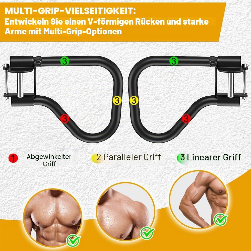 Kipika Power-Rack-Zubehör für 5/8" und 1" Löcher - Hochbelastbare Heimfitnessausrüstung für 2x2 oder