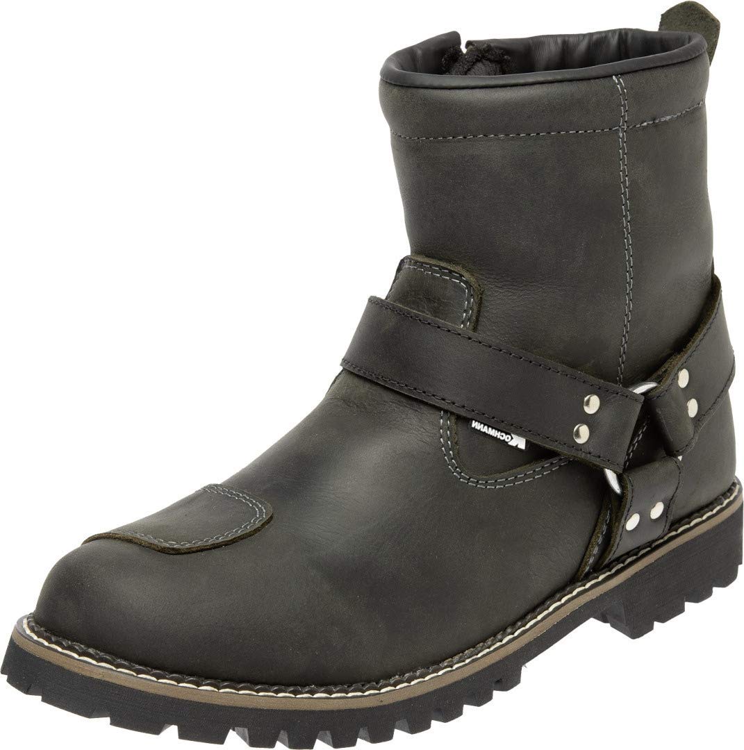 Kochmann Arizona Motorradstiefel (Black,47) 47 EU Schwarz, 47 EU Schwarz