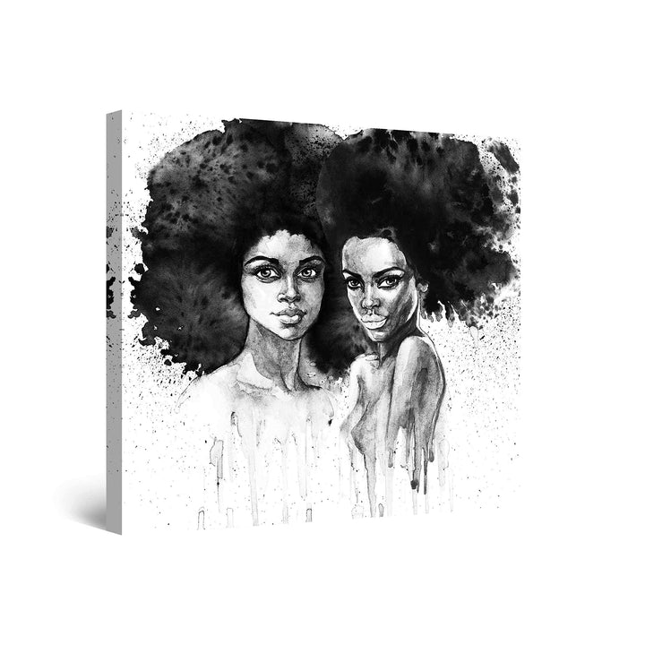 Startonight Bilder Schwarze und Weisse Afrikanische Frauen - Leinwandbilder Moderne Kunst - Abstrakt