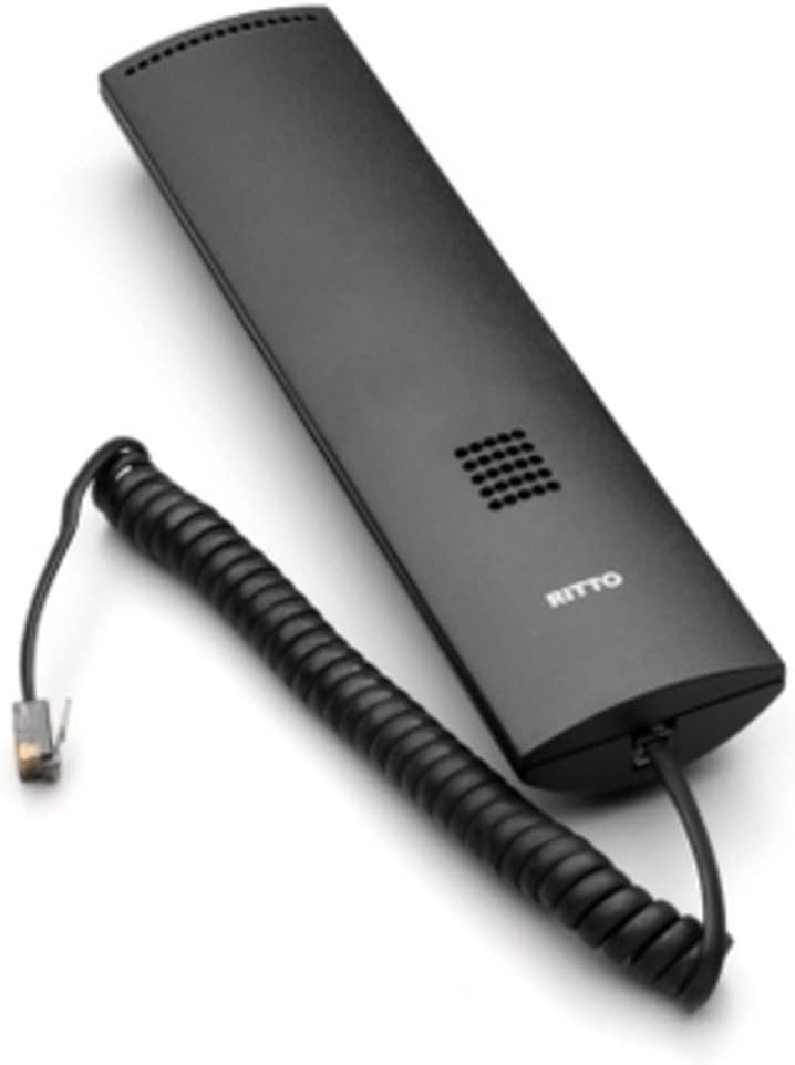 Schneider Electric 1763040 Wohntelefon Gegensprechanlage, Türsprechanlage Schwarz, Schwarz
