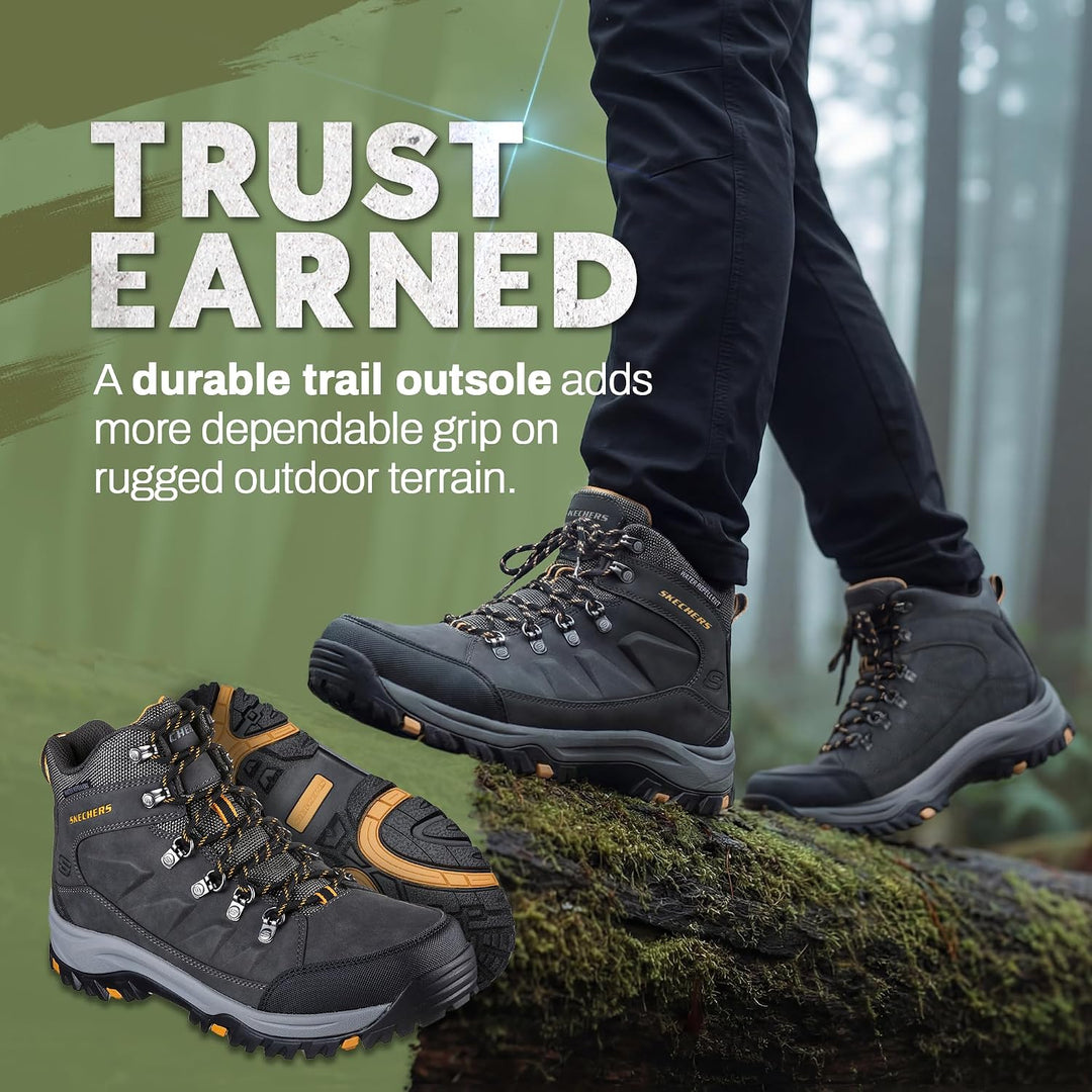 Skechers Herren Relment-Daggett Trekking Shoes 45 EU Grau
