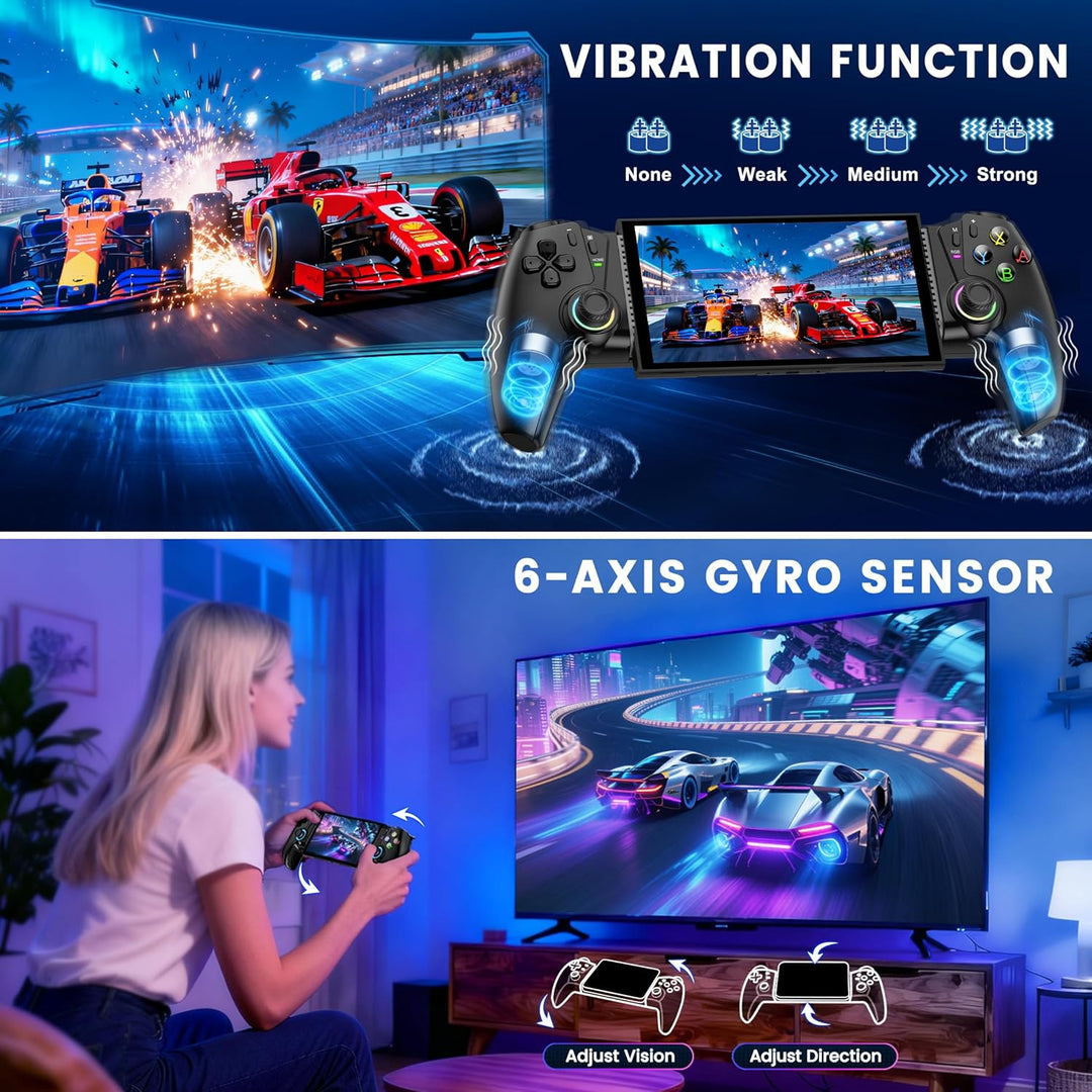 Switch Controller, Bluetooth Handy Controller für Switch 2/Switch/Switch OLED mit Hall-Effekt Joysti