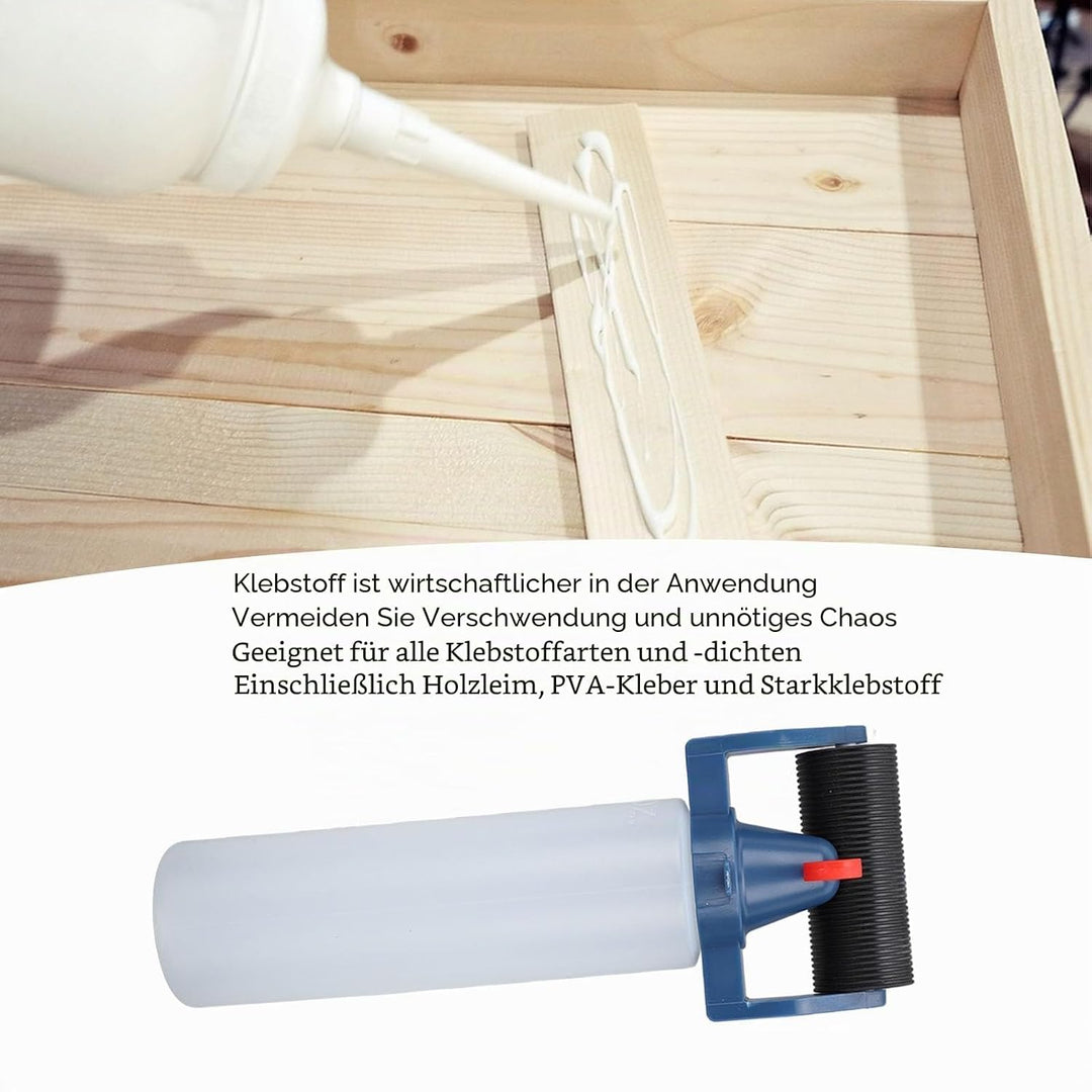 Kit Zum Auftragen von Holzleim, Holzbearbeitungsset, Universeller Leimroller-Flaschenapplikator für