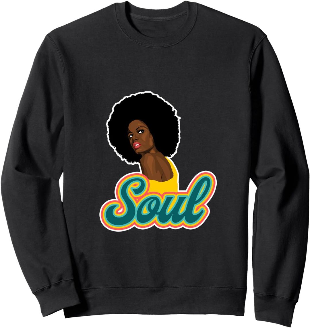 70s Afro Funk Soul Retro Vintage Sweatshirt