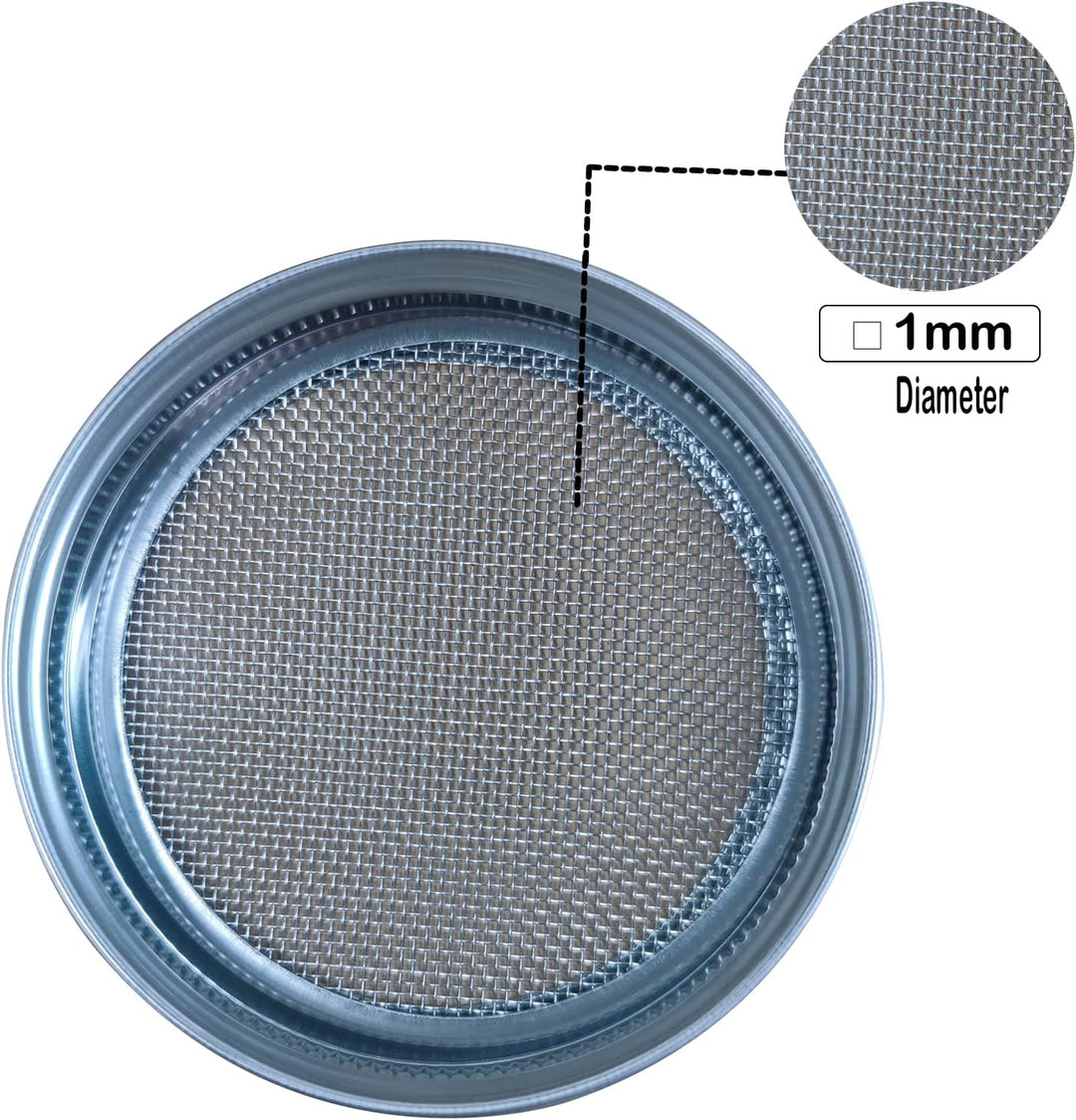 Deefongo 1000 ml Sprossen-Set, 4er Sprouting jar Glas,Keimglas-Set, Weithalsgläser mit abgeschirmten
