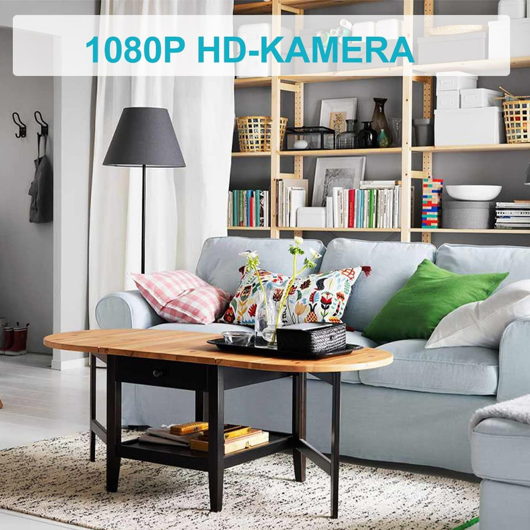 sakalaka Überwachungskamera Body Camera Videorekorder Homeoffice Sicherheit | HD 1080P Mini Kamera L