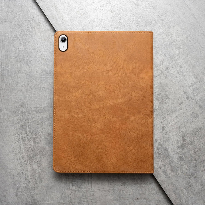 Porter Riley - Lederhülle für iPad 10. Generation (10.9") Ausgabe 2022. Premium Echtleder Standhülle