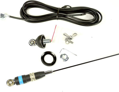 CB Albrecht Racer 90 Antenne, 115cm inkl. Kabel & MID05SWR20 – Messgerät Bundle mit Messgerät, Bundl